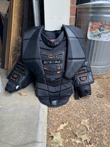 Used Large CCM Premier Pro Goalie Chest Protector