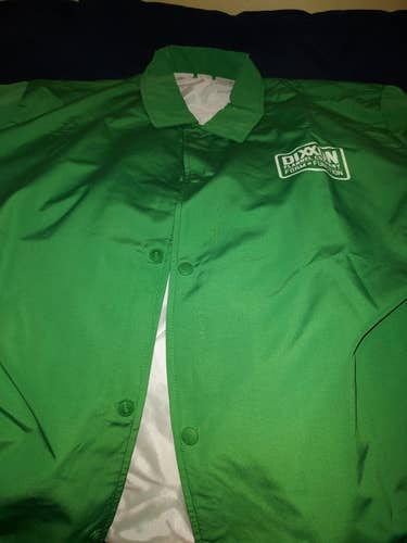 Dixxon 4XL Coaches Jacket Bright Green, Dixxon known for skateboarding, surfing, flannel shirts, par