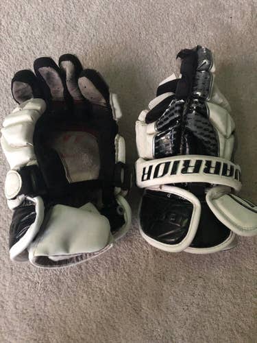 Used Warrior 13" Burn Lacrosse Gloves
