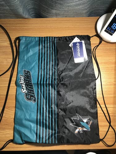 Brand New San Jose Sharks Draw-String Backpack