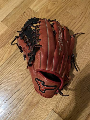 Red High School/College Outfield 12.75" MVP Prime Baseball Glove