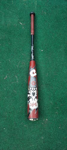 Used Kid Pitch (9YO-13YO) USSSA Certified 2014 DeMarini Hybrid Voodoo Bat (-5) 27 oz 32"