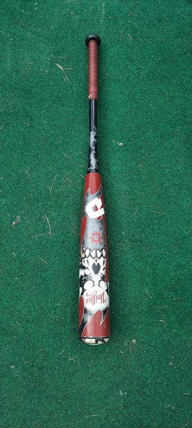 Used Kid Pitch (9YO-13YO) USSSA Certified 2014 DeMarini Hybrid Voodoo Bat (-5) 27 oz 32"