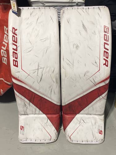 Red Senior 35" Regular Pro Stock Supreme 2S Goalie Full Set