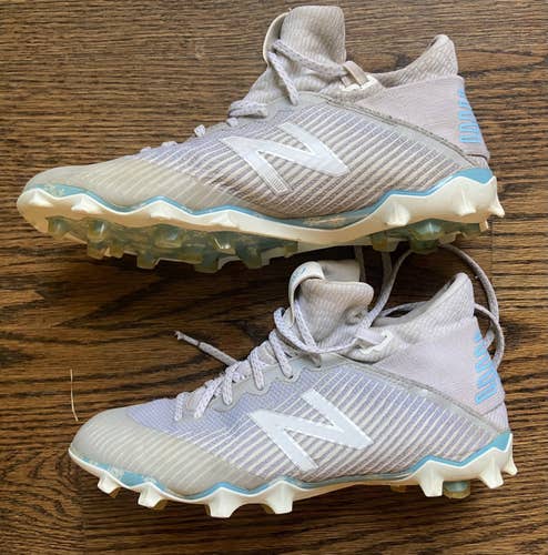 White Adult Used Men's Size 6  (Women's 9.5) Molded Cleats New Balance