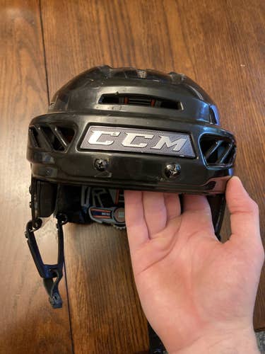 Black New Medium CCM Fitlite 3DS Helmet