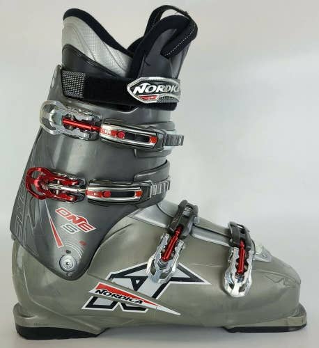 Used High End $400 Men's Nordica One S Ski Boots Mondo 32 USA 13.5+