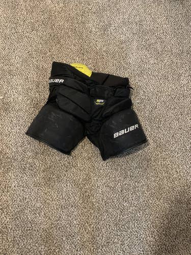Black Used Large Bauer  S29 Hockey Goalie Pants