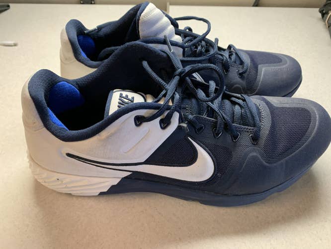 Nike  Alpha Huarache Elite 2- Turf - Size 12 - Navy/White