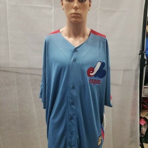 NWT Tim Raines Montreal Expos Cooperstown Collection Majestic Jersey 3X