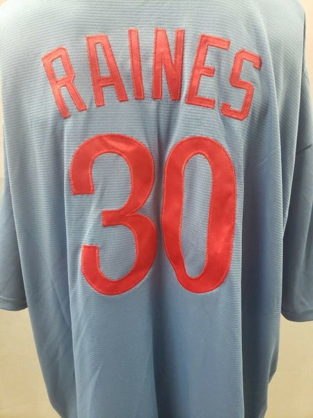 Men's Nike Light Blue Montreal Expos Road Cooperstown Collection Team Jersey  