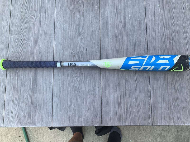 Kid Pitch (9YO-13YO) 2018 Alloy (-11) 19 oz 30" Solo 618 Bat