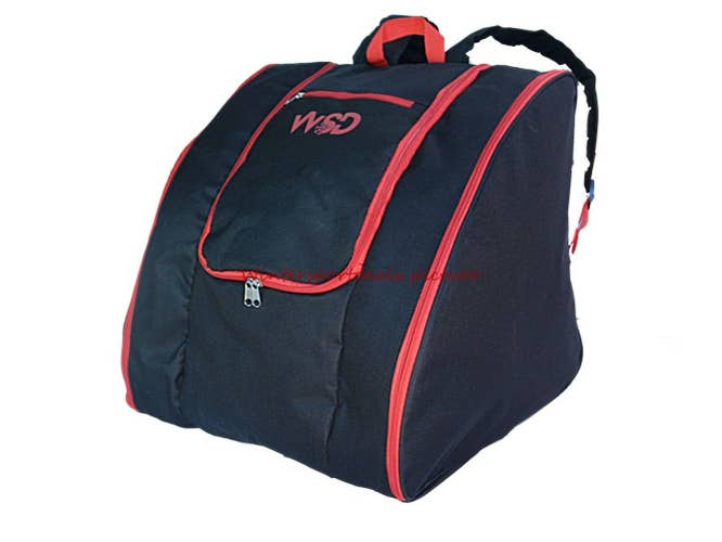 NEW Ski Snowboard Boots Backpack oversized black/red