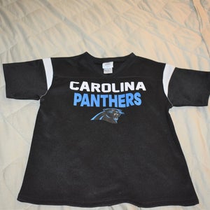 NFL Team CAROLINA PANTHERS Football Shirt, Black, Youth Medium