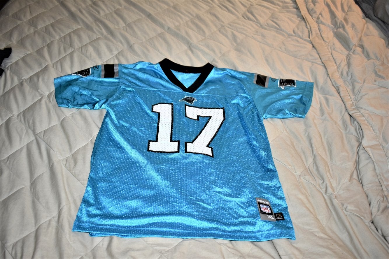 Carolina Panthers Jake Delhomme #17 VINTAGE NFL Football Jersey, Youth XL