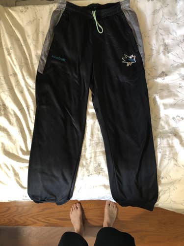 Reebok Player Issued San Jose Sharks Joggers/Workout Pants
