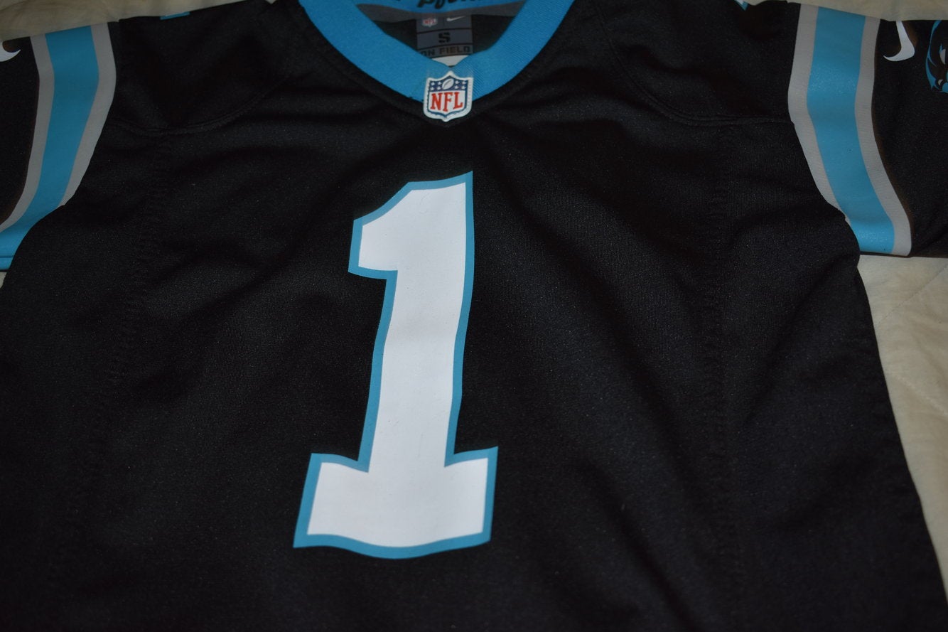 New LITTLE KIDS Nike Carolina Panthers Cam Newton Jersey Sz L-7