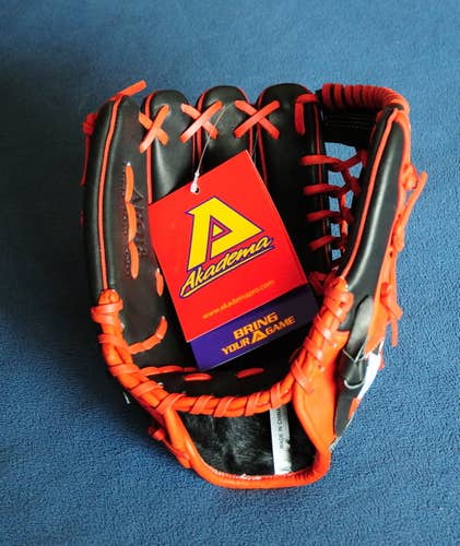Torino Black New High School/College Akadema Left Hand Throw Infield ARO 18 Baseball Glove 11.5"