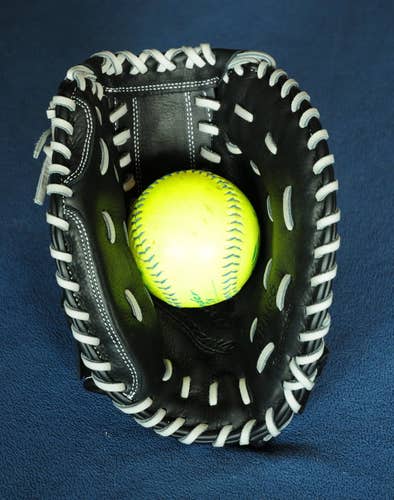 Black New High School/College Akadema Right Hand Throw Catcher's Softball Glove 34"