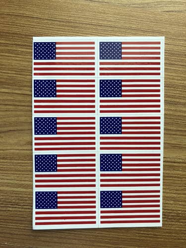 10 Team Issue Team USA Helmet Decals (Can Be Used As Stickers Too)