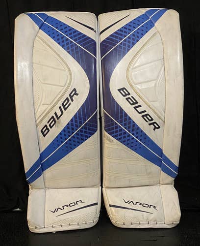 Blue Senior 33" Bauer  Vapor X900 Goalie Leg Pads
