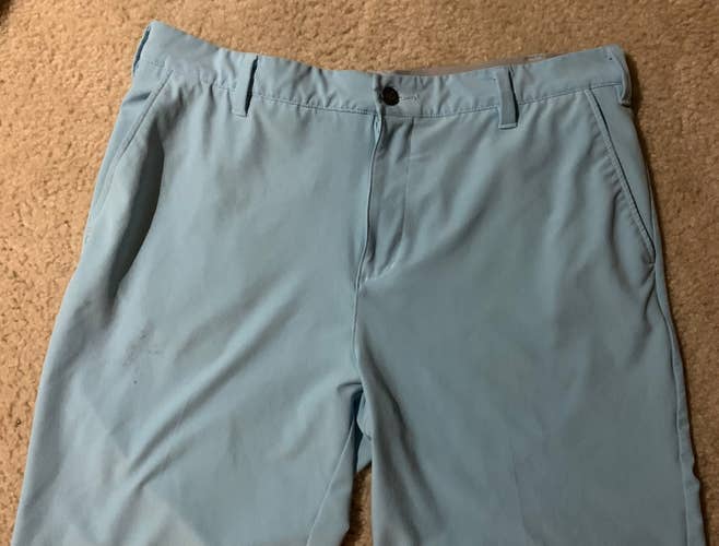 Blue Size 34 Adidas Golf Shorts