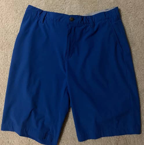 Blue Size 34 Adidas Golf Shorts