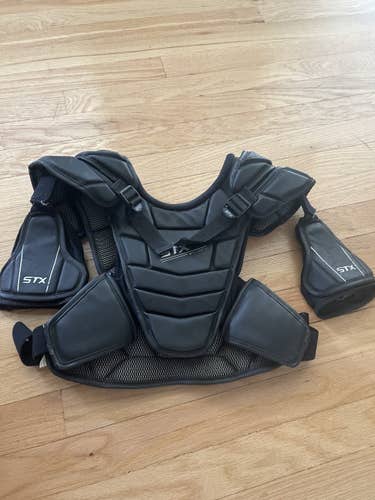 Used Small Black STX Shadow Shoulder Pads
