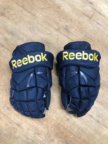 Blue New Senior Reebok 11K Gloves 14" Pro Stock