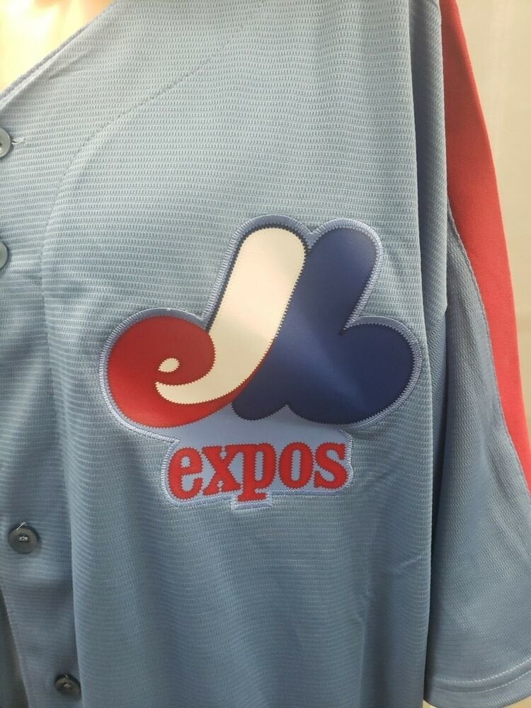 NWT Montreal Expos Andre Dawson Majestic Cooperstown Collection Jersey 3X