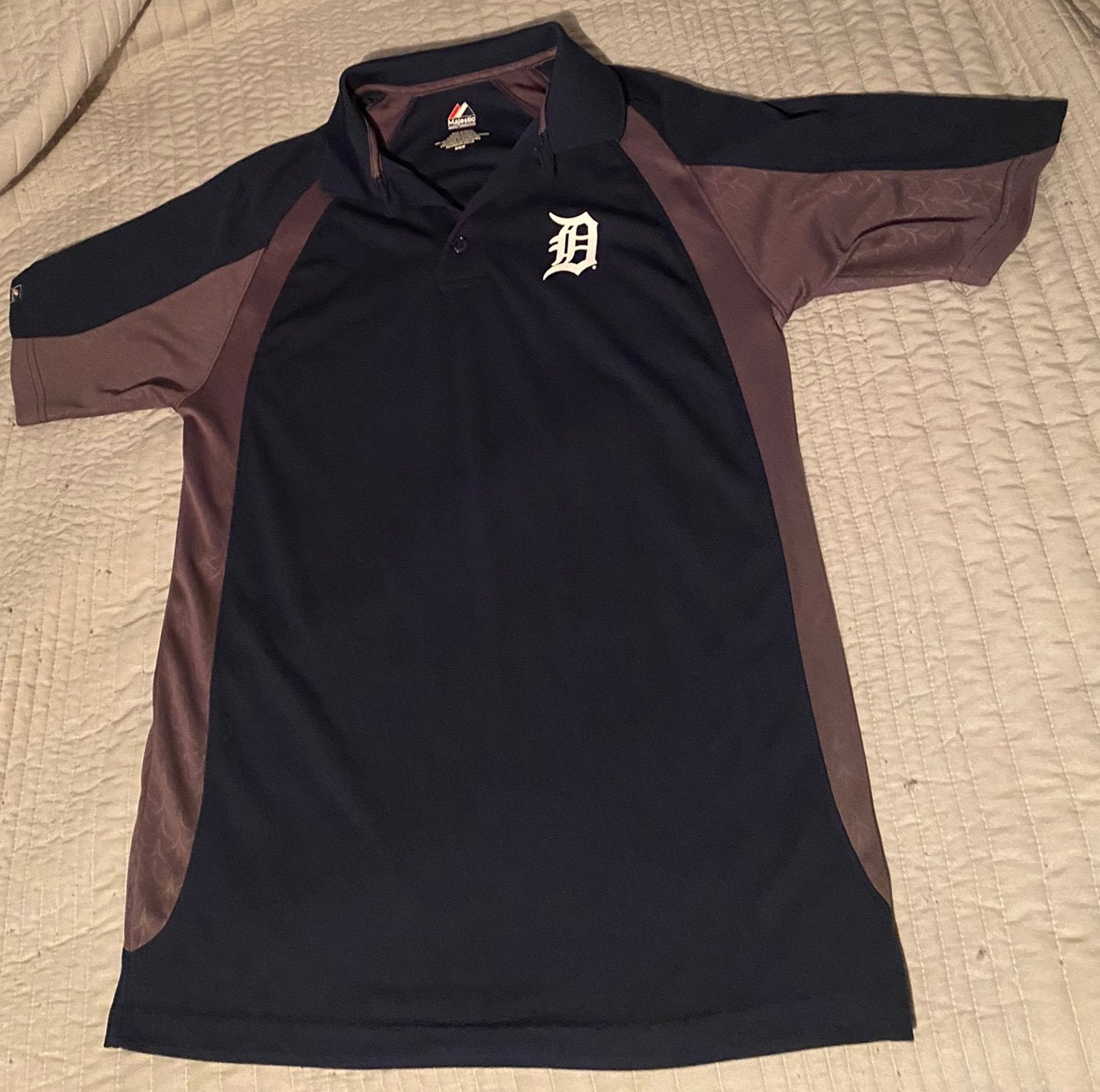  VF Minnesota Twins MLB Majestic Dri Fit Navy Polo Golf