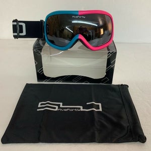 GIRLS 540 "TEAM GIRL" SNOWBOARD/SKI GOGGLE (PINK/BLUE FRAME) AGES 6-12
