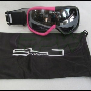 KIDS 540 "TEAM GIRL" SNOWBOARD/SKI GOGGLE (PINK/BLACK FRAME) AGES 6-12