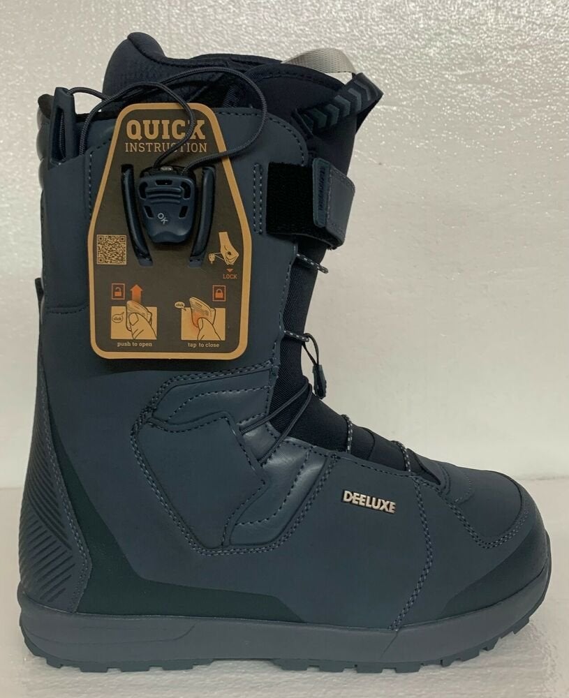 MEN'S DEELUXE “DEEMON TF” SNOWBOARD BOOTS (DARK SLATE) US 10 MONDO