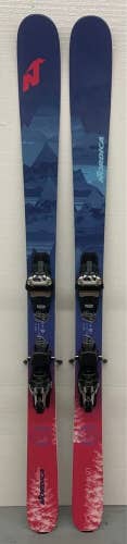 ​WOMENS NORDICA SANTA ANA 93 USED DEMO SKIS W/ MARKER GRIFFON TCX BINDINGS 169CM