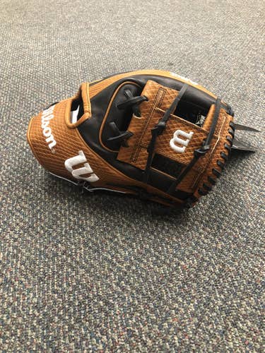 Black New Wilson Right Hand Throw Infield A2K Baseball Glove 11.5"