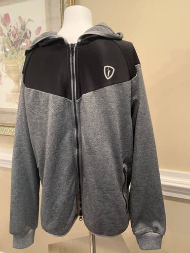 Gray Used Large Adrenaline Full Zip Sweatshirt
