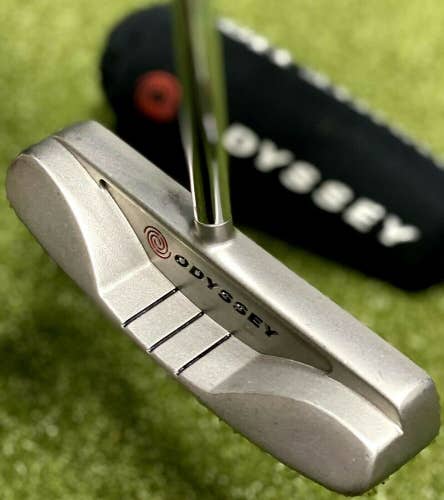 Odyssey White Hot Long Center Shaft Blade Putter 48" Inch w/ Headcover #2256