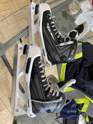 Used CCM Regular Width  Size 8.5 RibCor 44K Hockey Goalie Skates