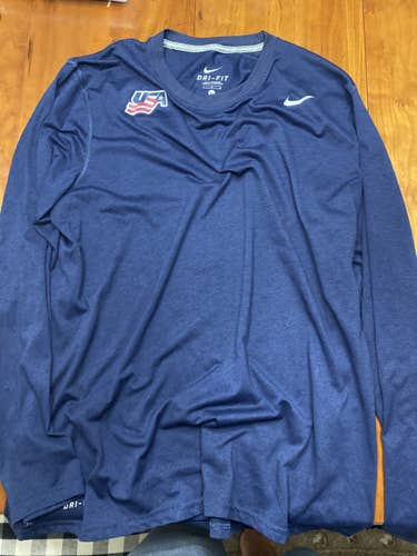 USA Long Sleeve Athletic Shirt