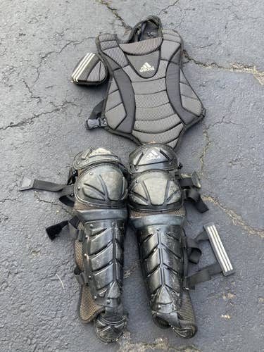 Youth Baseball Catchers shin guards and chest protector
