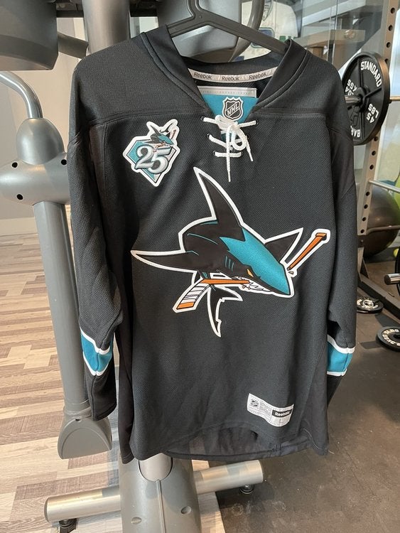 sharks 25th anniversary jersey