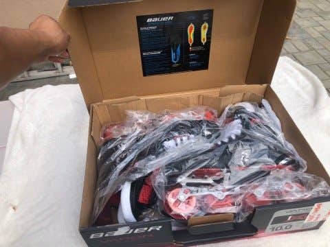 New Bauer Vapor 1XR Senior Inline Skates Size 10 EE
