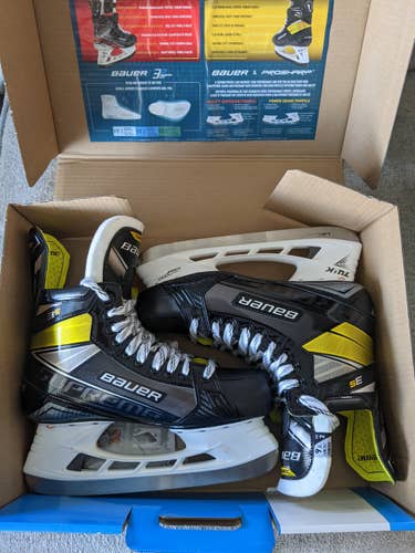 Senior Used Bauer Supreme 3S Hockey Skates Regular Width Size 9.5 (Worn once, Fit 2)
