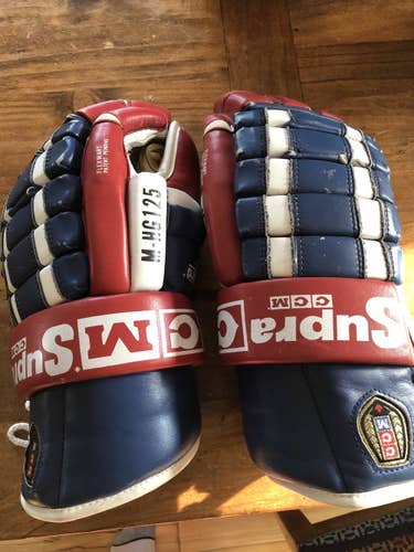 Vintage CCM hockey gloves