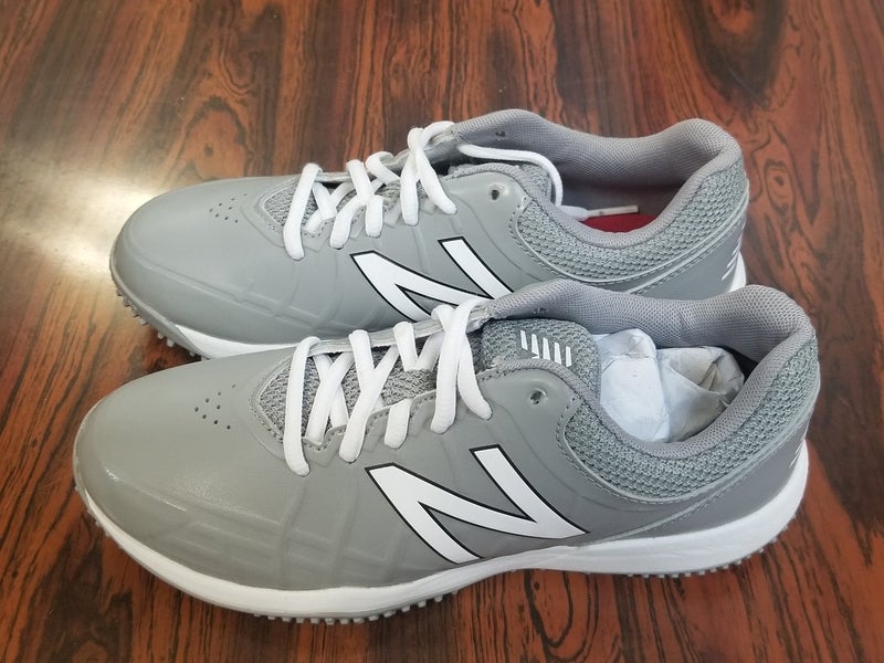 Gray New Youth Kid's Size 5.0 (Women's 6.0) Turf Cleats New Balance Low Cut