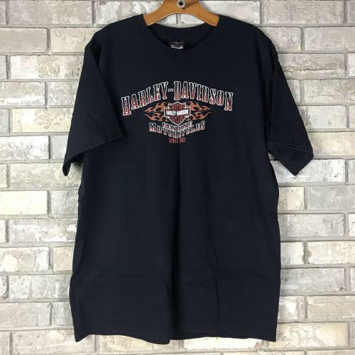 Men's XL Harley-Davidson Mobile Bay Mobile Alabama Short Sleeve T-Shirt USA Made