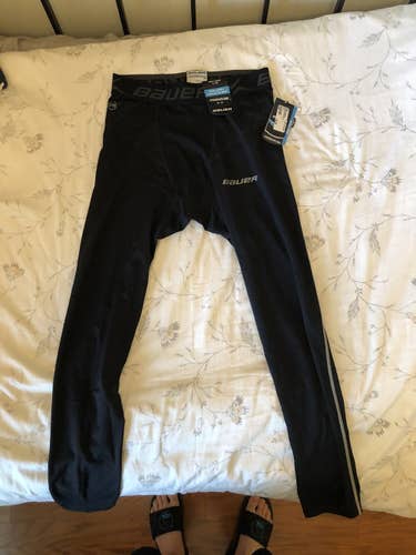 Large Bauer Hockey Premium Compression Base Layer Pants