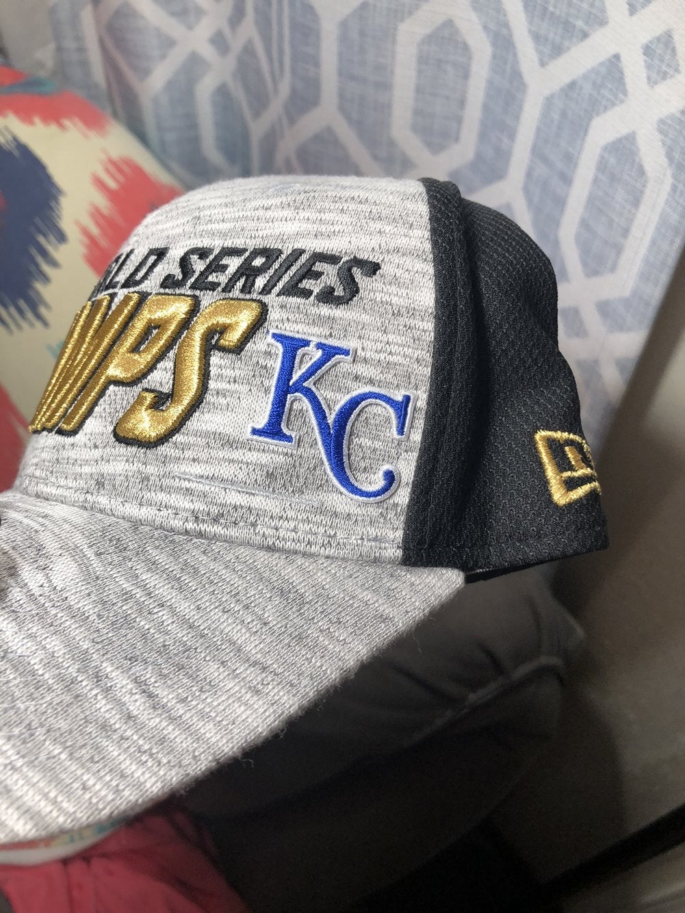 New Era Hat - Kansas City Royals - 2015 World Series 7 7/8 / Cream / Royal