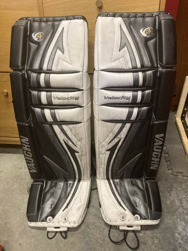 Used 36" Vaughn Goalie Leg Pads
